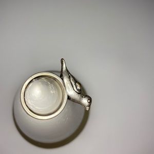 Silver bird ring🎄